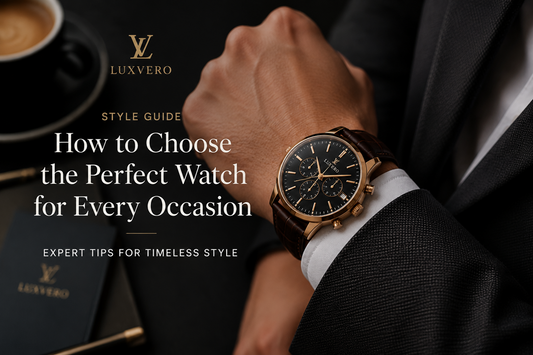 Luxvero watch styled for business and formal occasions
