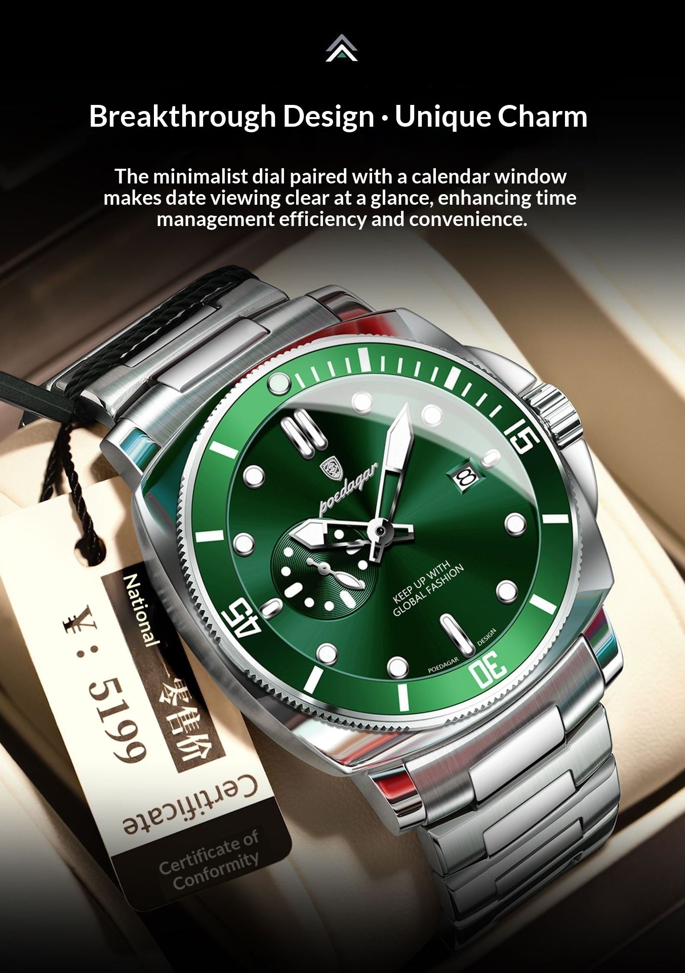 Luxvero Prestige Premium Men's Watch