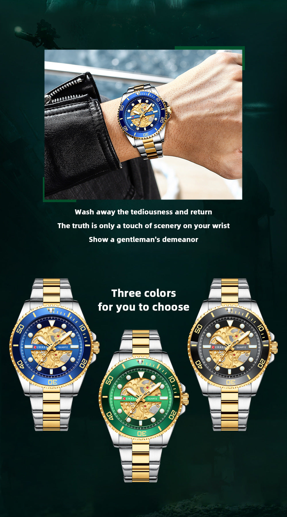 Luxvero Royale Luxury Men's Watch