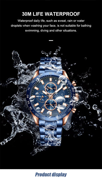 Luxvero Elite Chronograph Men's Watch